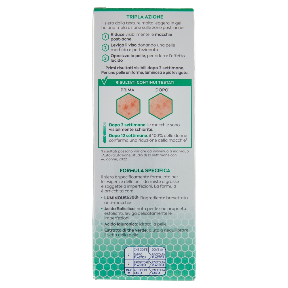 Nivea Cellular Luminous630 Anti-Macchie Siero Anti-Macchie Post Acne Perfezionatore Pelle 30 ml